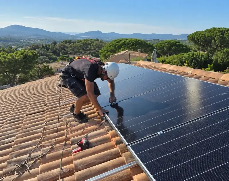 Installateur panneaux solaires Nébias — pose photovoltaïque sur toiture