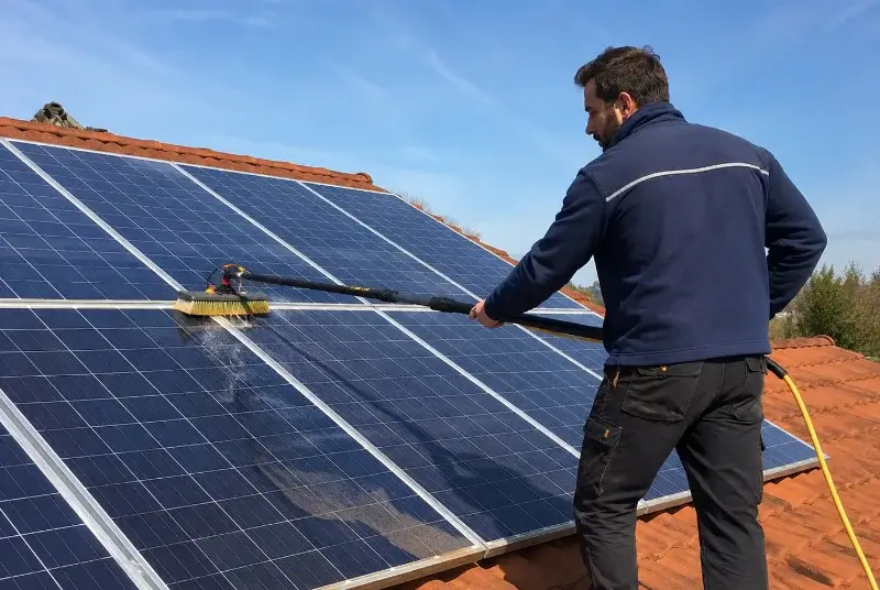 Nettoyage et entretien de panneaux solaires à Nébias